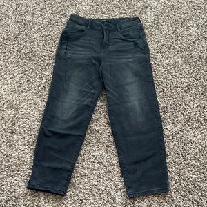 Simply Vera Wang Black Straight Crop Jeans